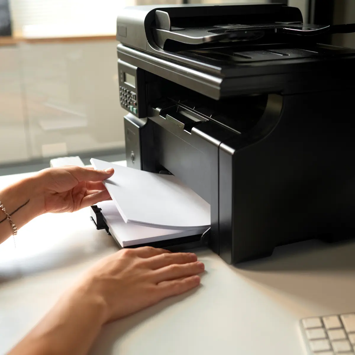 Multifunction printers and managed print solutions