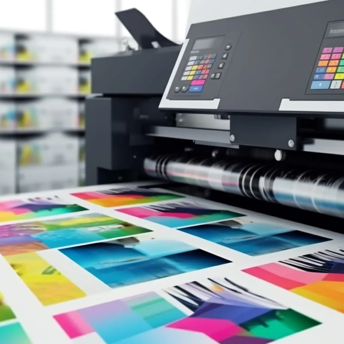 Commercial printing and large-format production